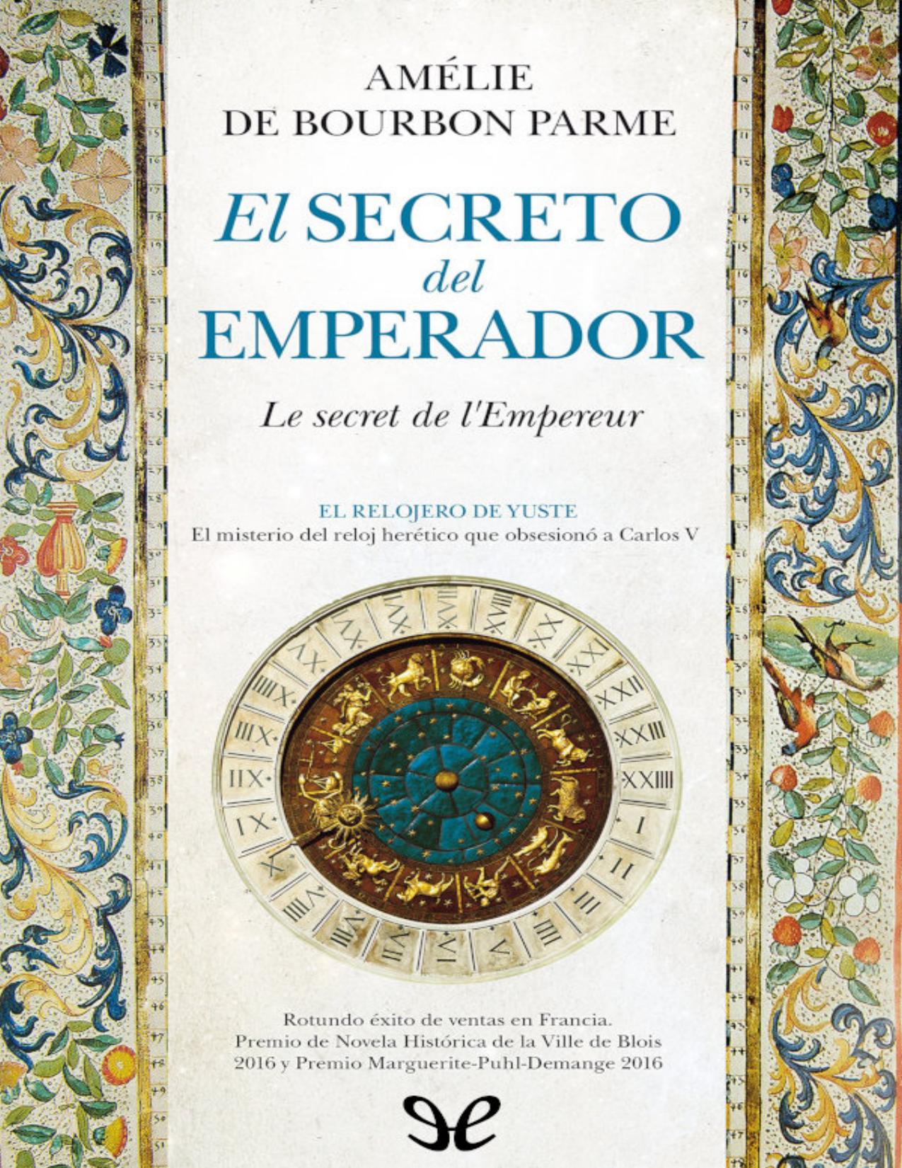 El secreto del emperador de Amélie de Bourbon Parme, portada del libro