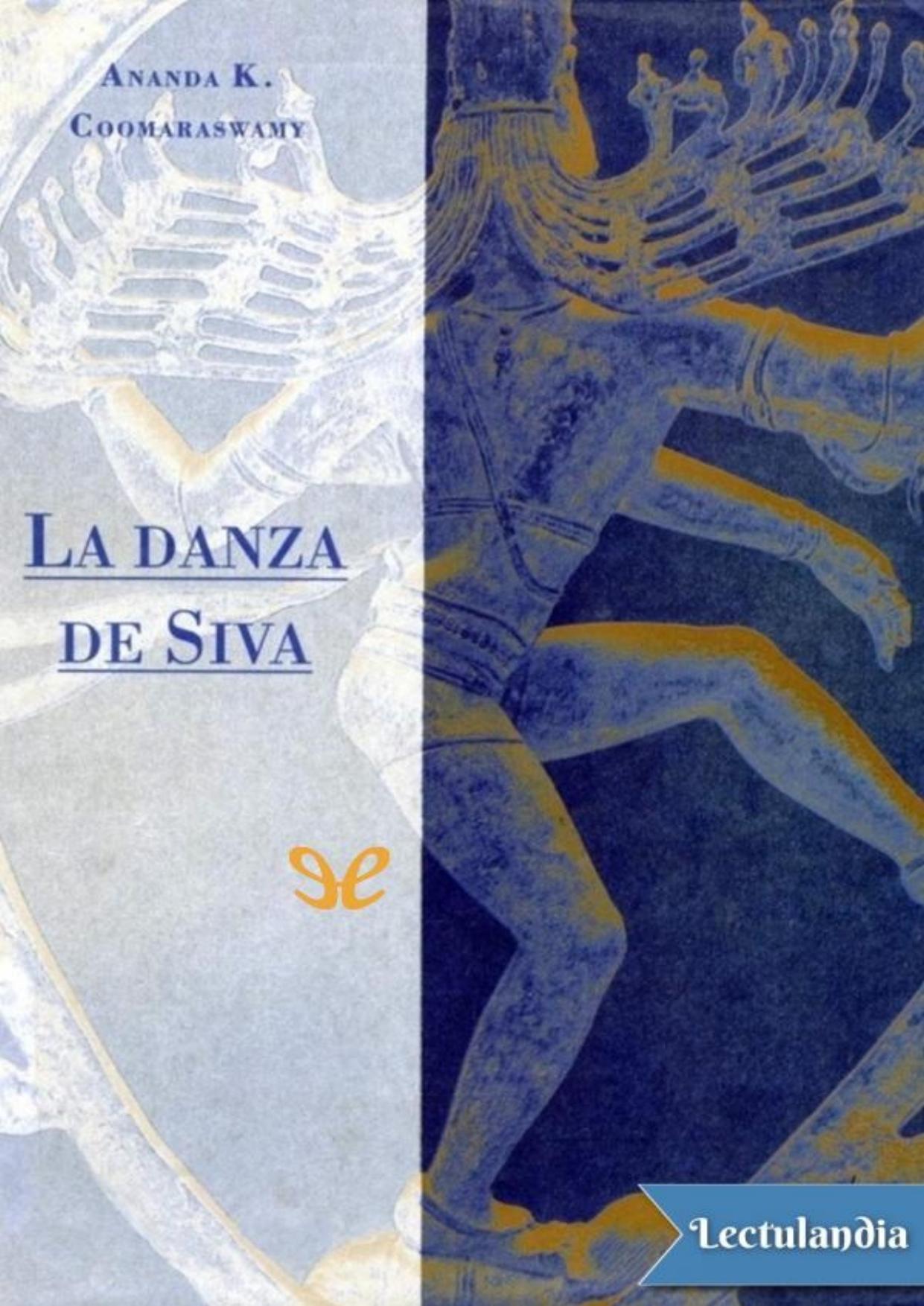 La danza de Śiva de Ananda Coomaraswamy, portada del libro