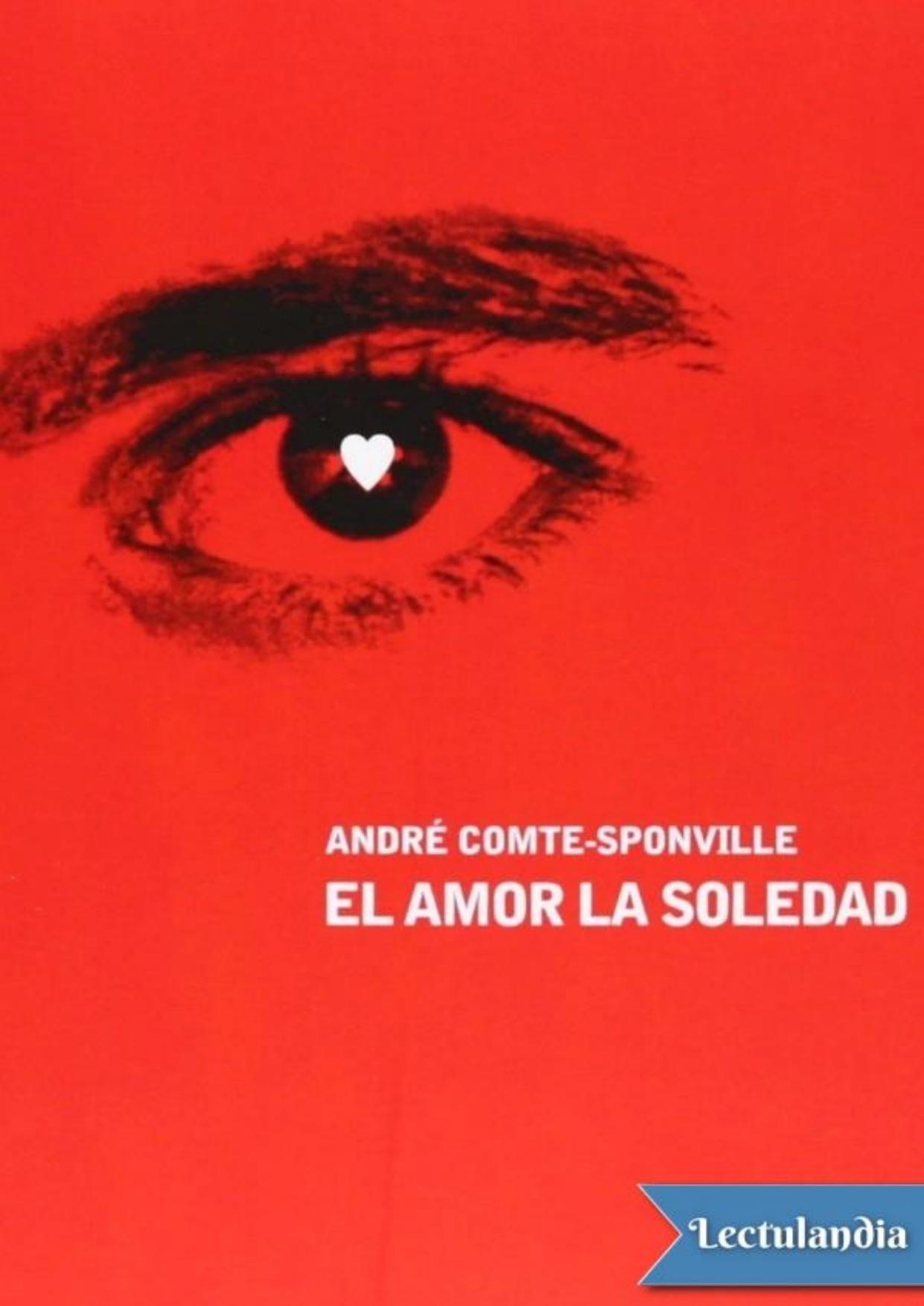 El amor, la soledad de André Comte-Sponville, portada del libro
