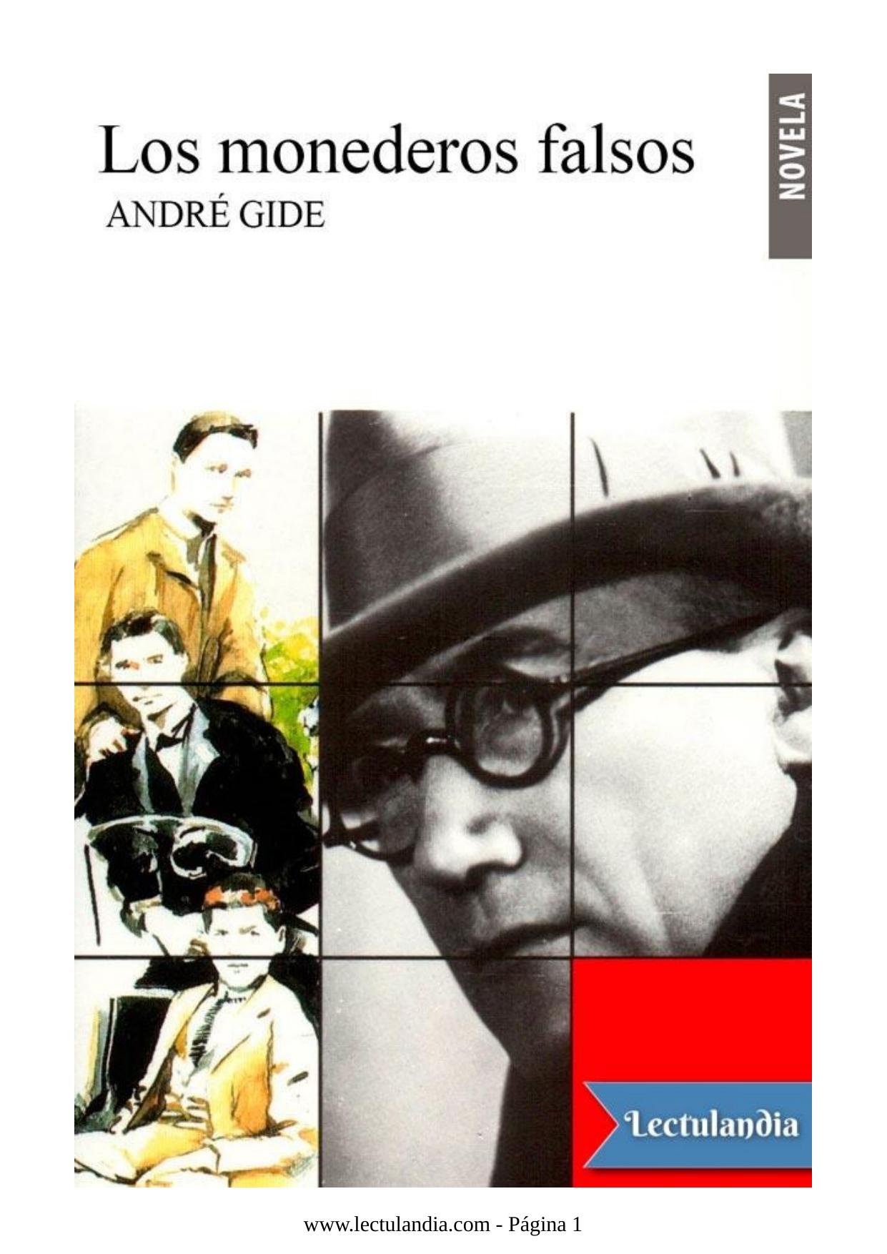 Los monederos falsos de André Gide, portada del libro