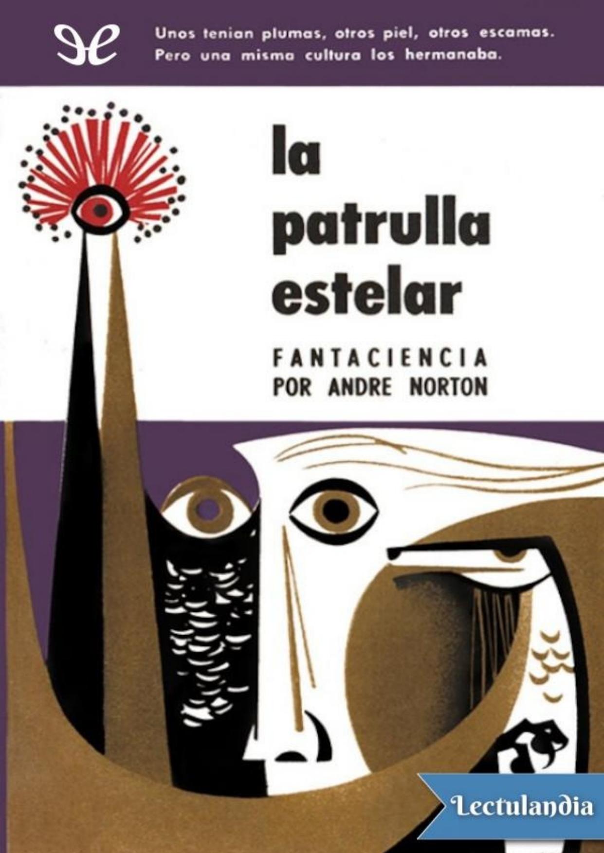 La patrulla estelar de Andre Norton, portada del libro