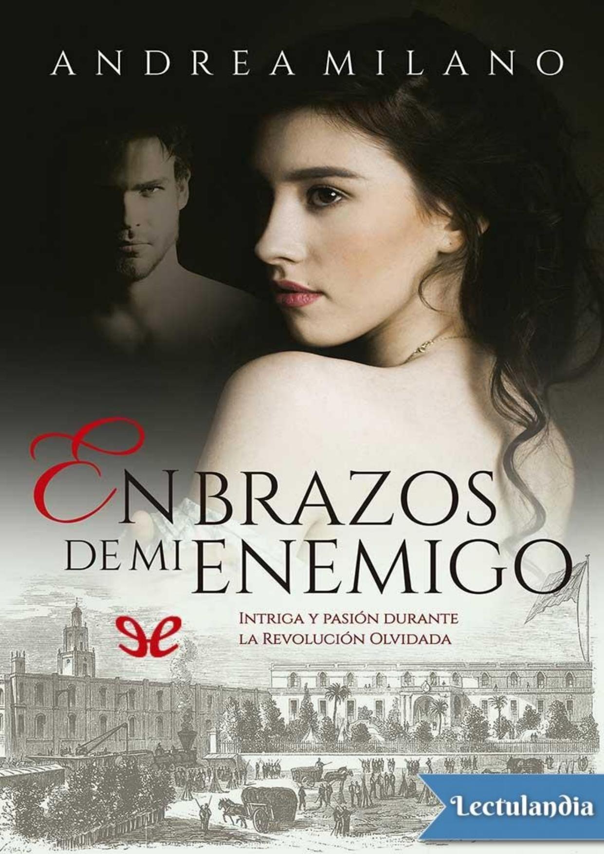 En brazos de mi enemigo de Andrea Milano, portada del libro