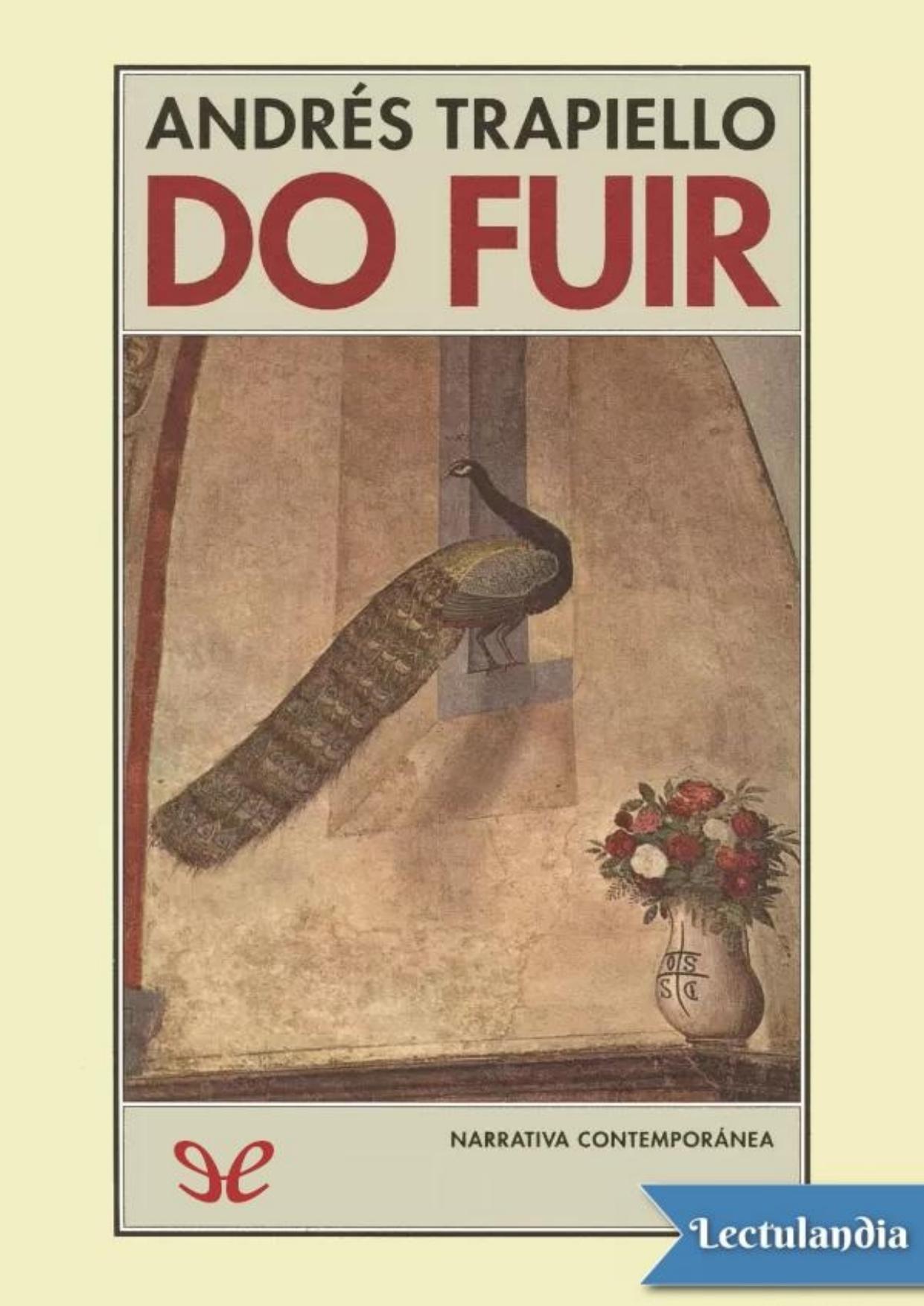 Do fuir de Andrés Trapiello, portada del libro
