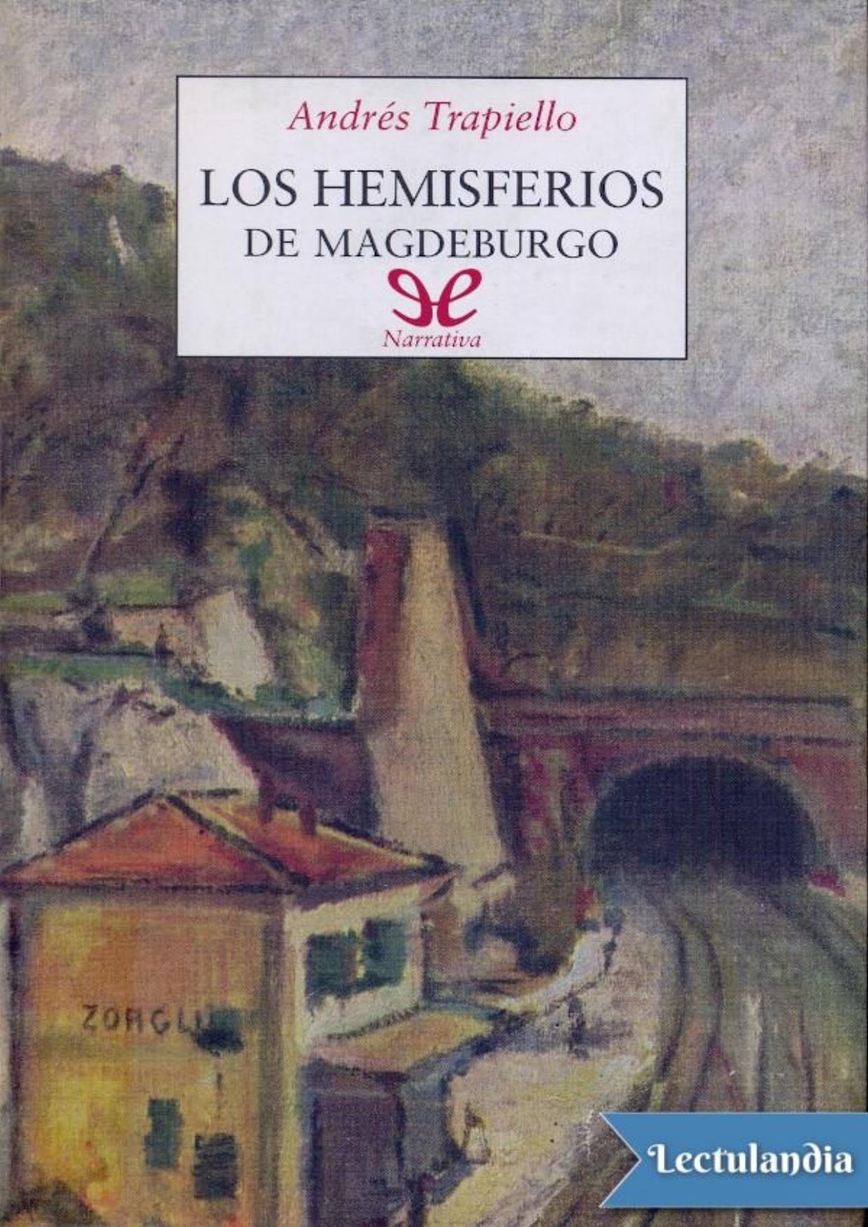 Los hemisferios de Magdeburgo de Andrés Trapiello, portada del libro