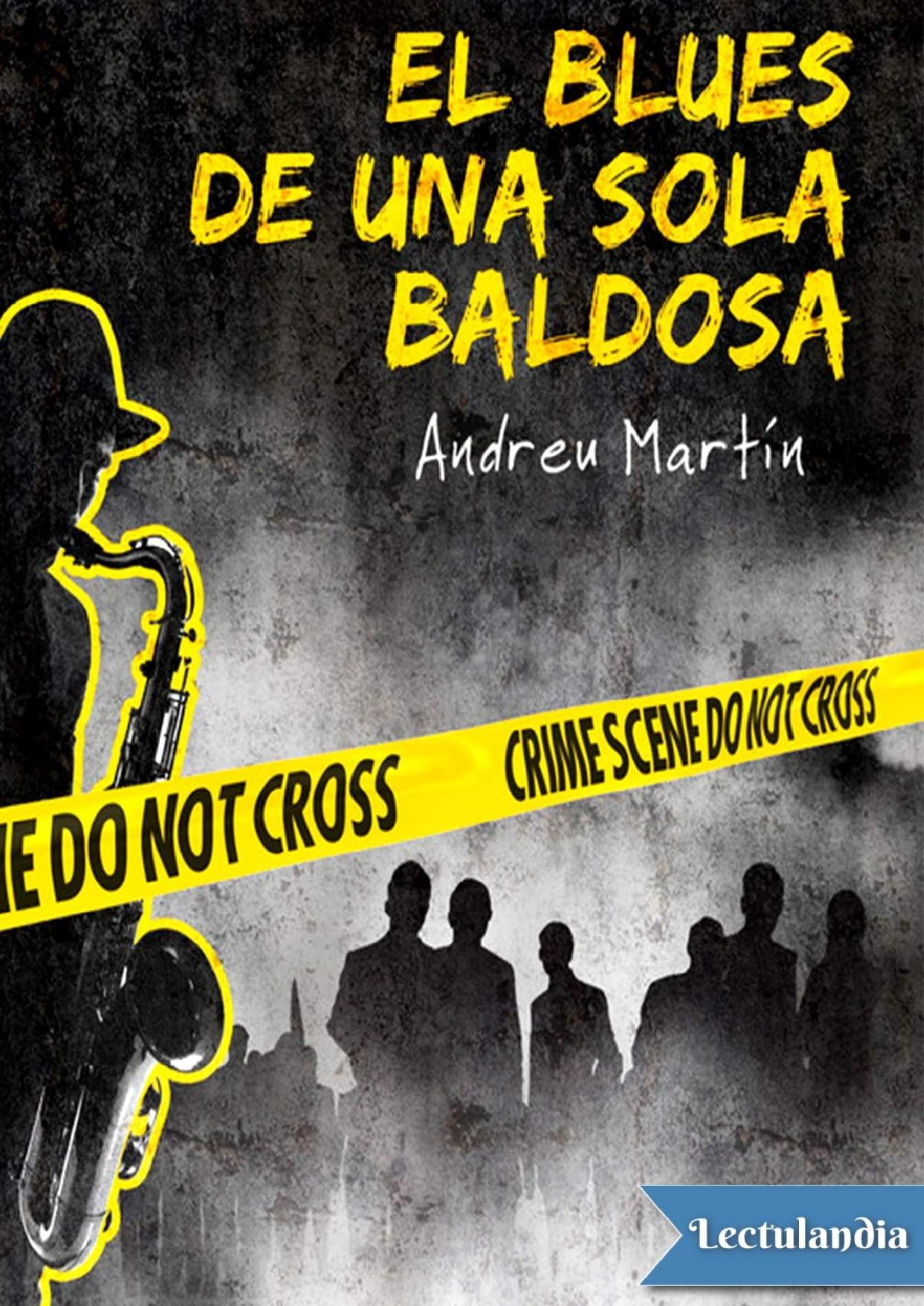El blues de una sola baldosa de Andreu Martín, portada del libro