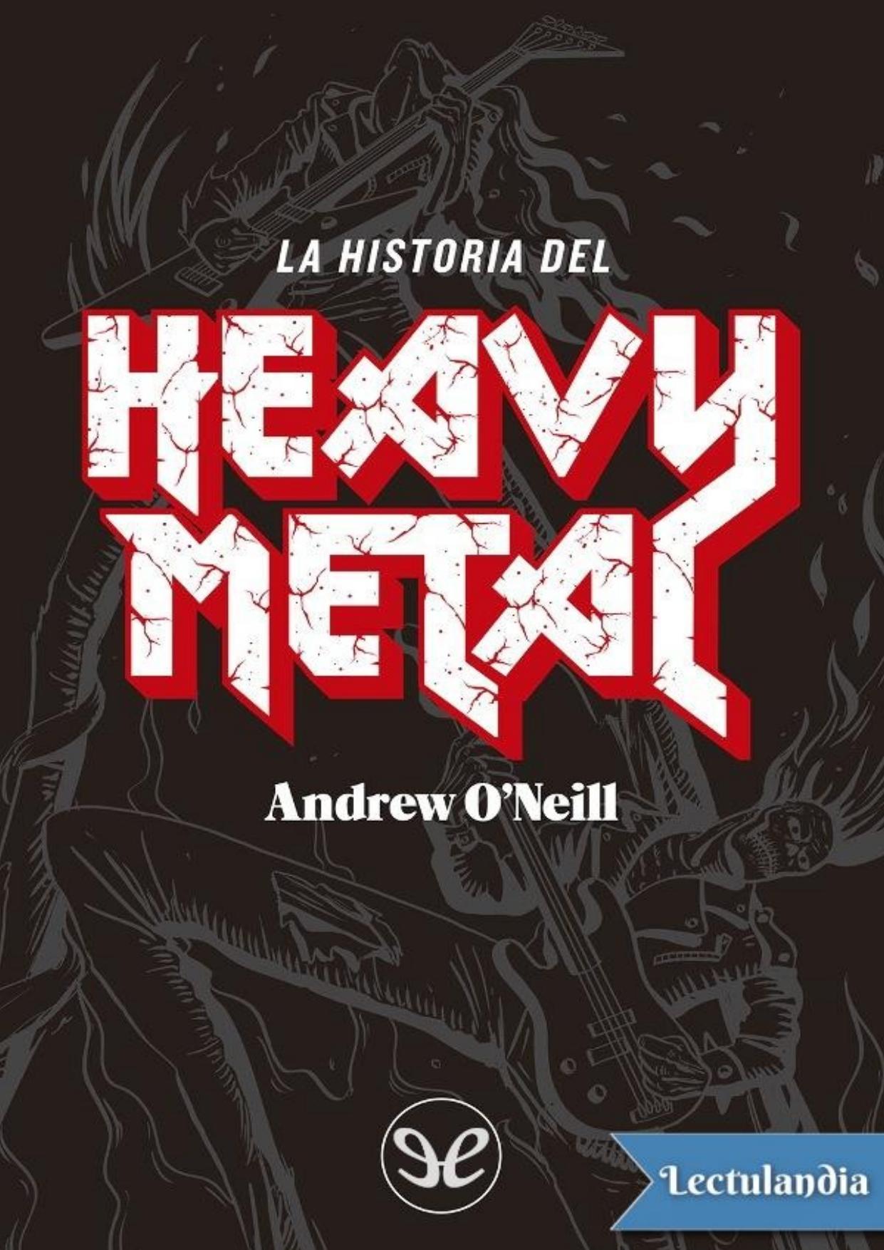 La historia del heavy metal de Andrew O’Neill, portada del libro