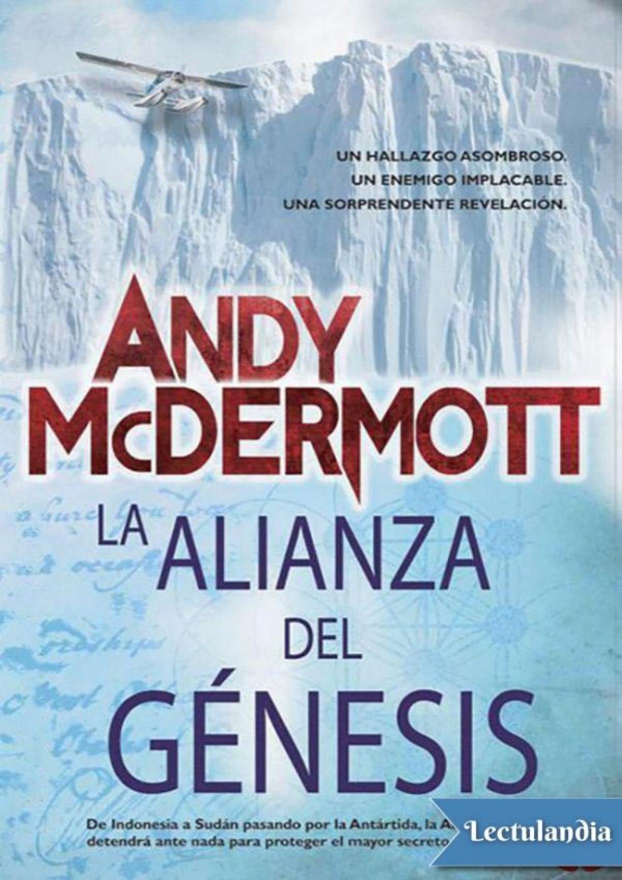 La Alianza del Génesis de Andy McDermott, portada del libro