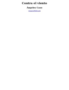 Portada de Contra el viento