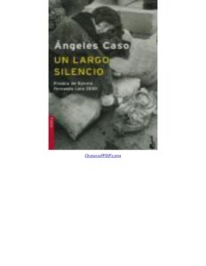 Portada de Un largo silencio