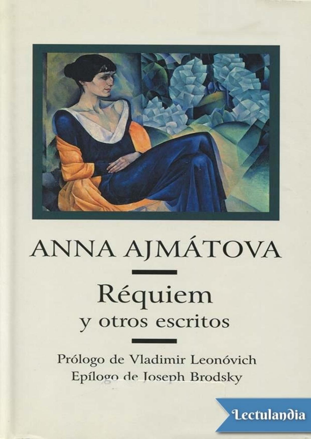 Réquiem y otros escritos de Anna Ajmátova, portada del libro
