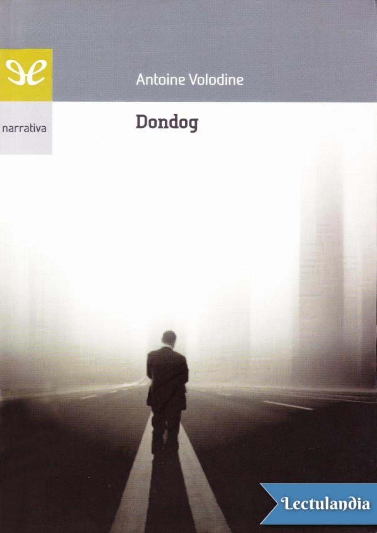 Dondog de Antoine Volodine, portada del libro