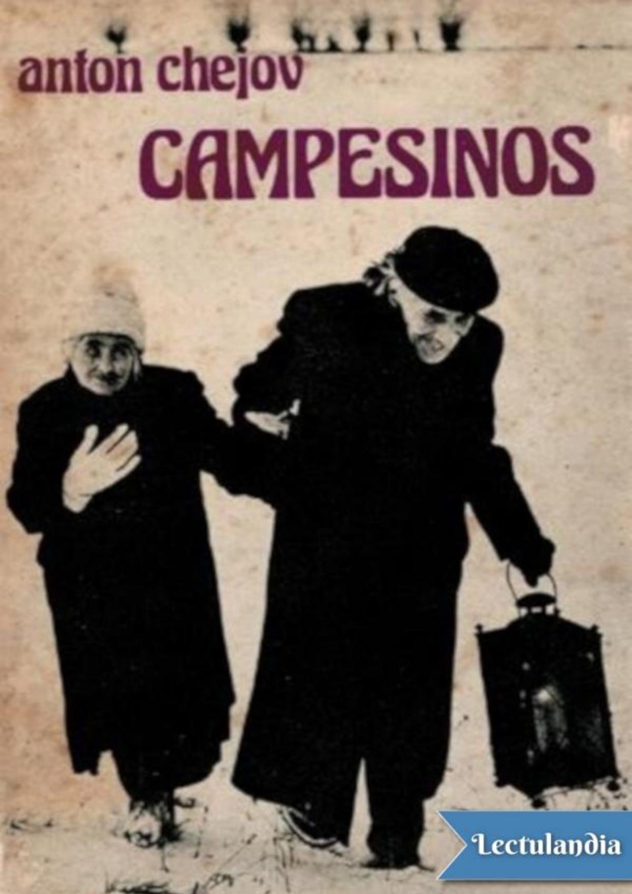 Los campesinos de Anton Chejov, portada del libro