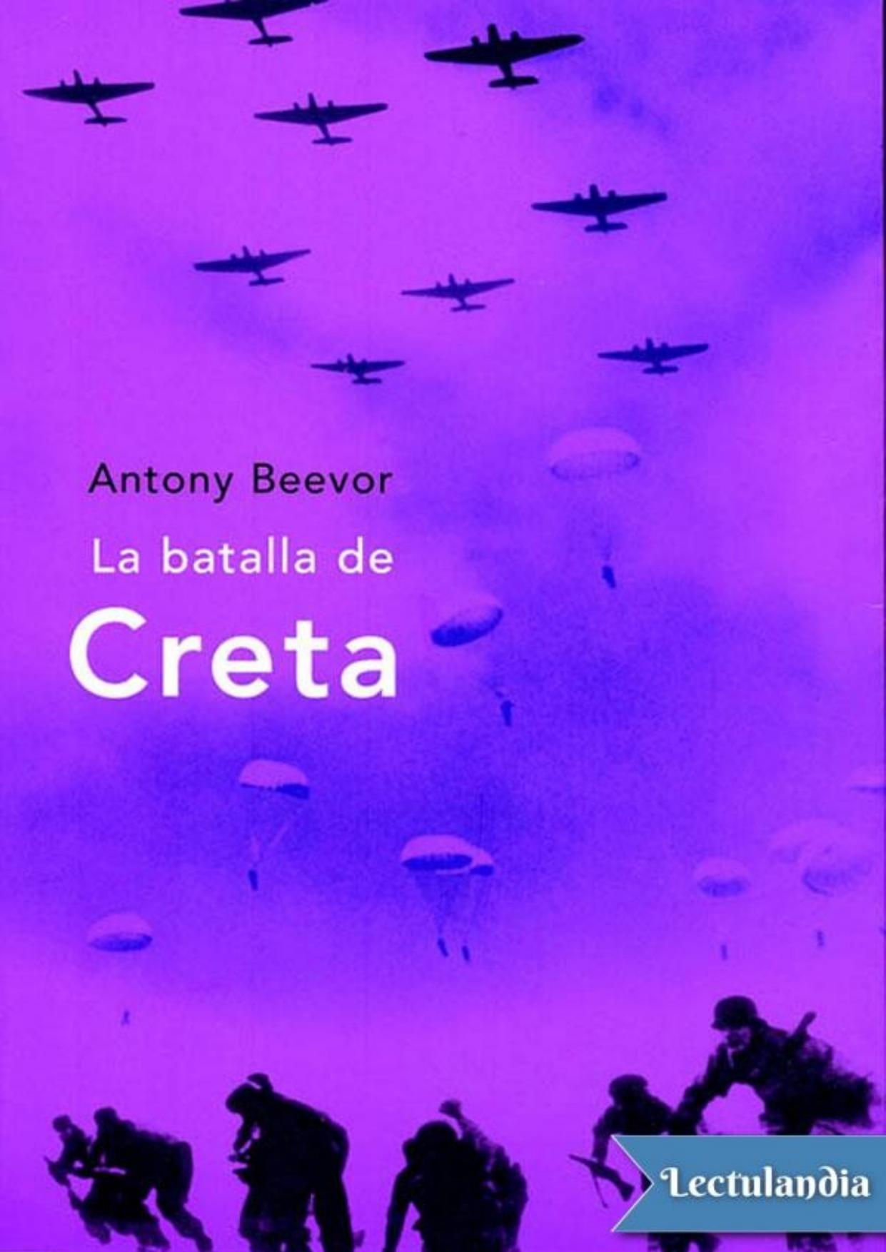 La batalla de Creta de Antony Beevor, portada del libro