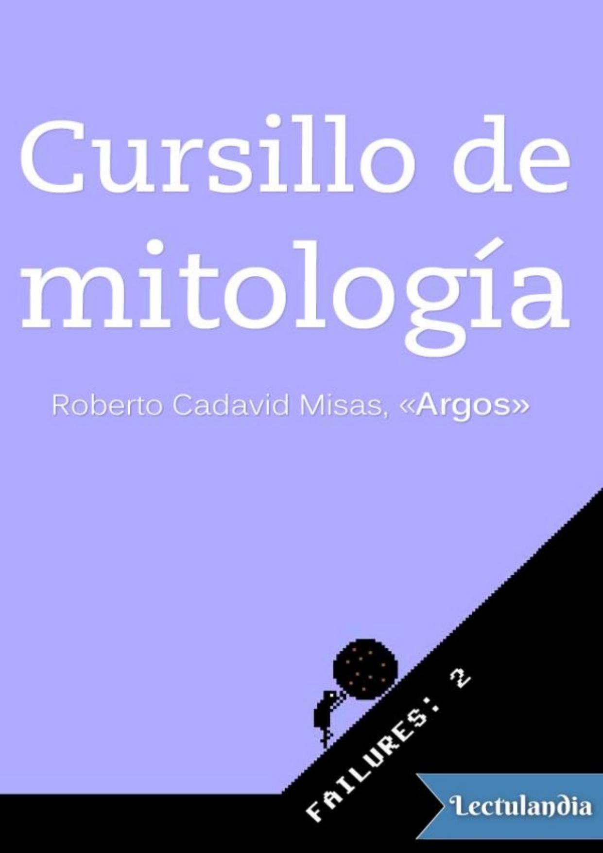 Cursillo de Mitología de Argos, portada del libro