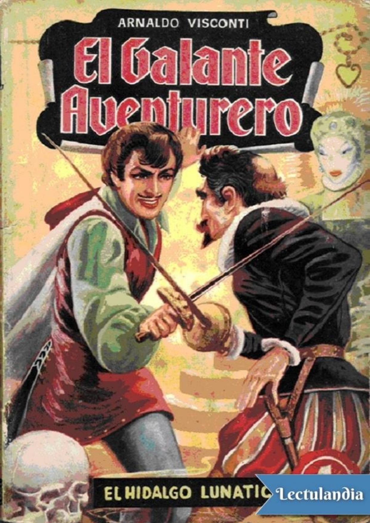 El hidalgo lunático de Arnaldo Visconti, portada del libro