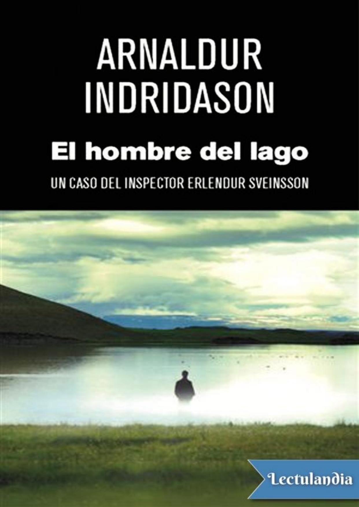 El hombre del lago de Arnaldur Indridason, portada del libro