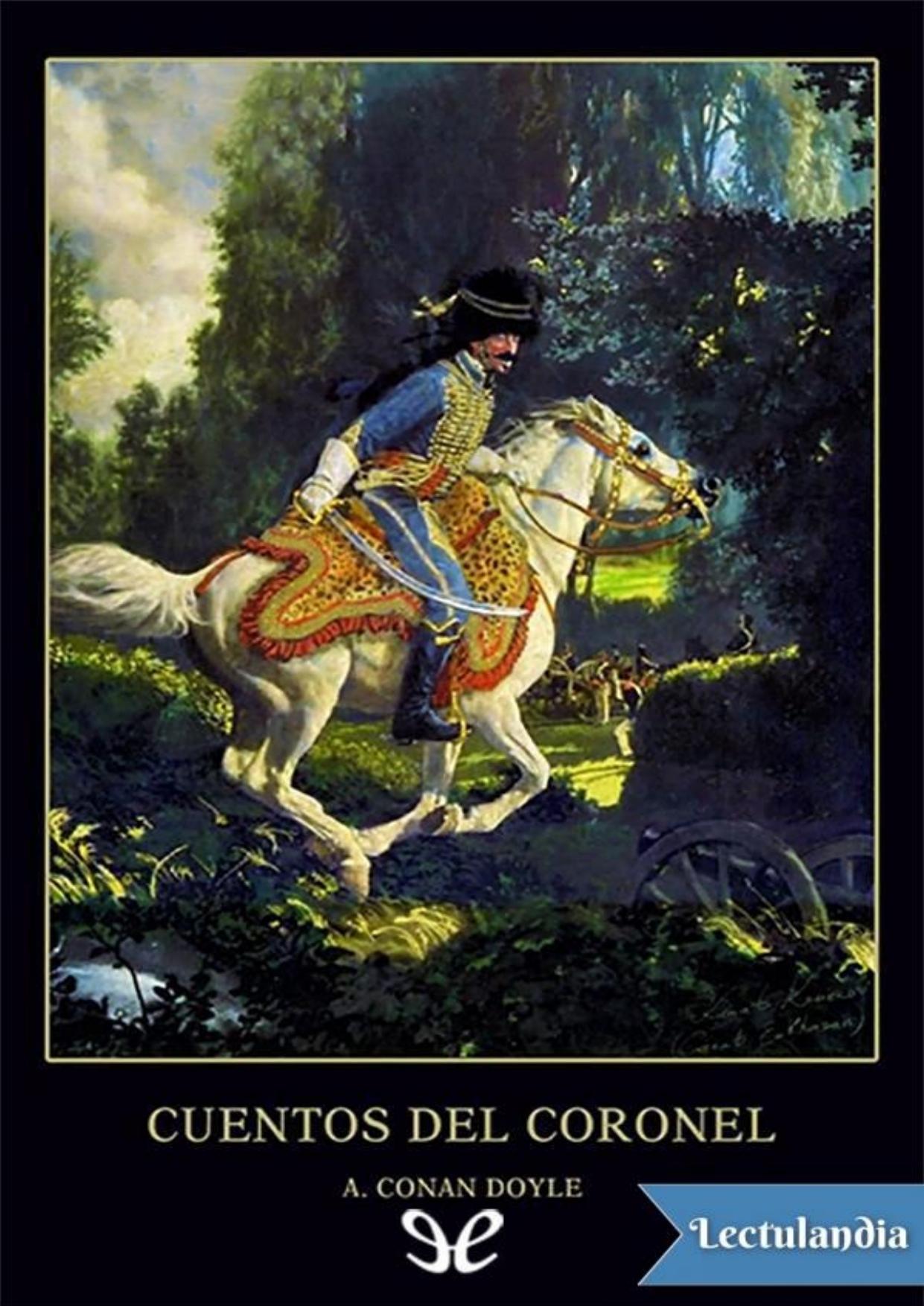 Cuentos del Coronel de Arthur Conan Doyle, portada del libro