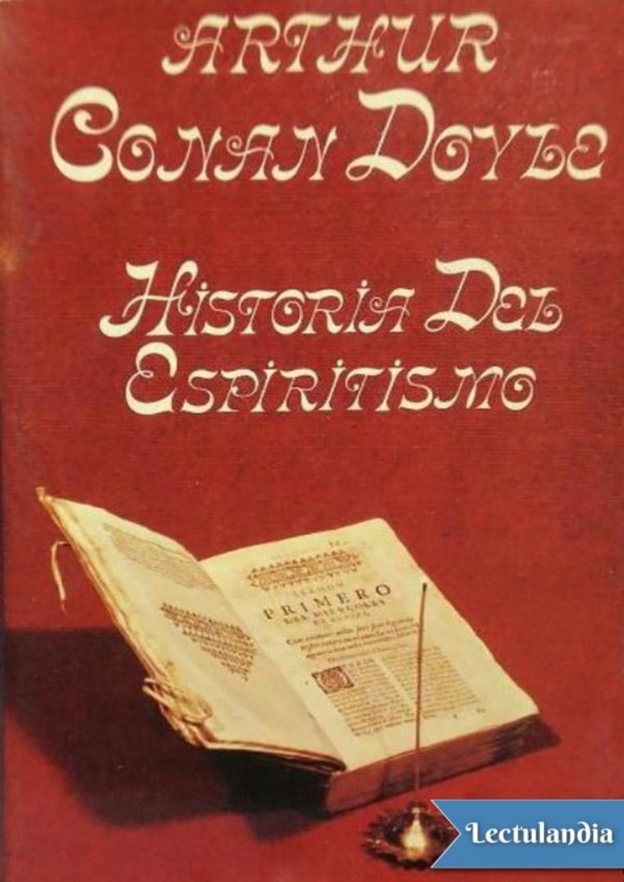 Historia del espiritismo. Sus hechos y sus doctrinas de Arthur Conan Doyle, portada del libro