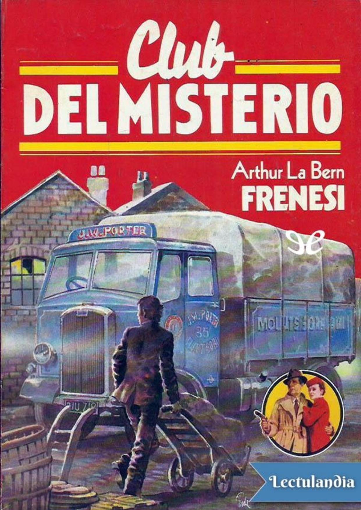 Frenesí de Arthur La Bern, portada del libro