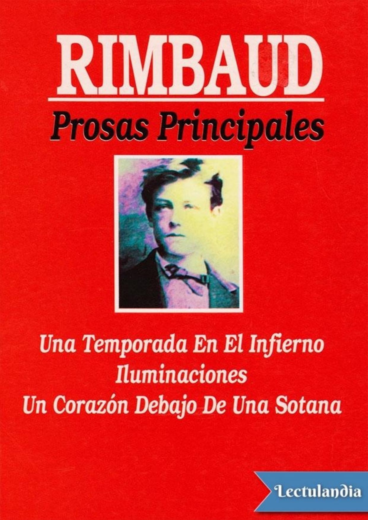 Prosas principales de Arthur Rimbaud, portada del libro