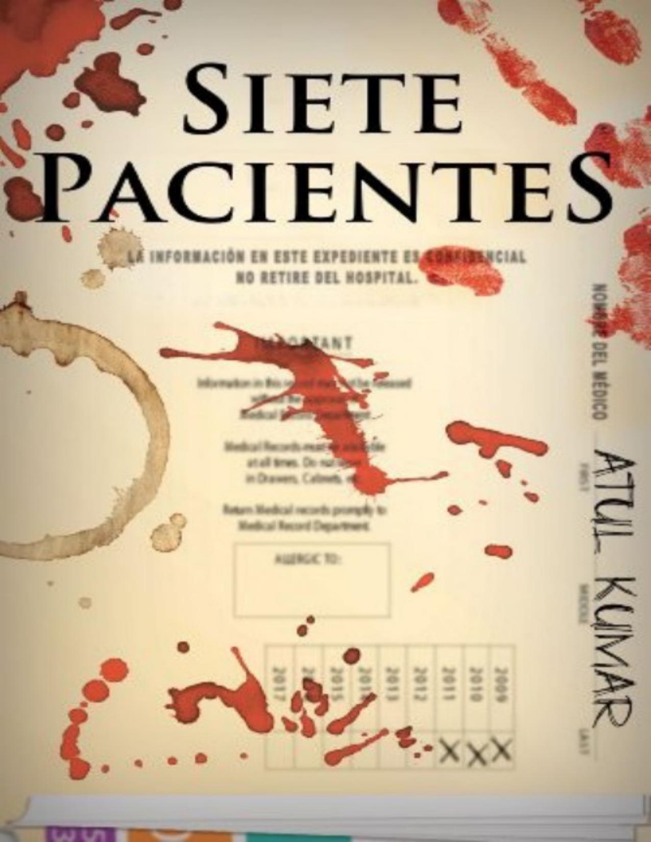 Siete pacientes de Atul Kumar, portada del libro