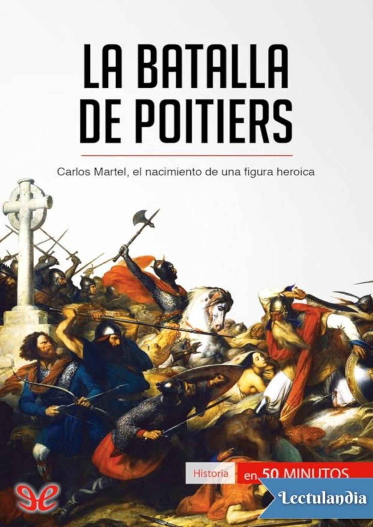 La batalla de Poitiers de Aude Cirier, portada del libro