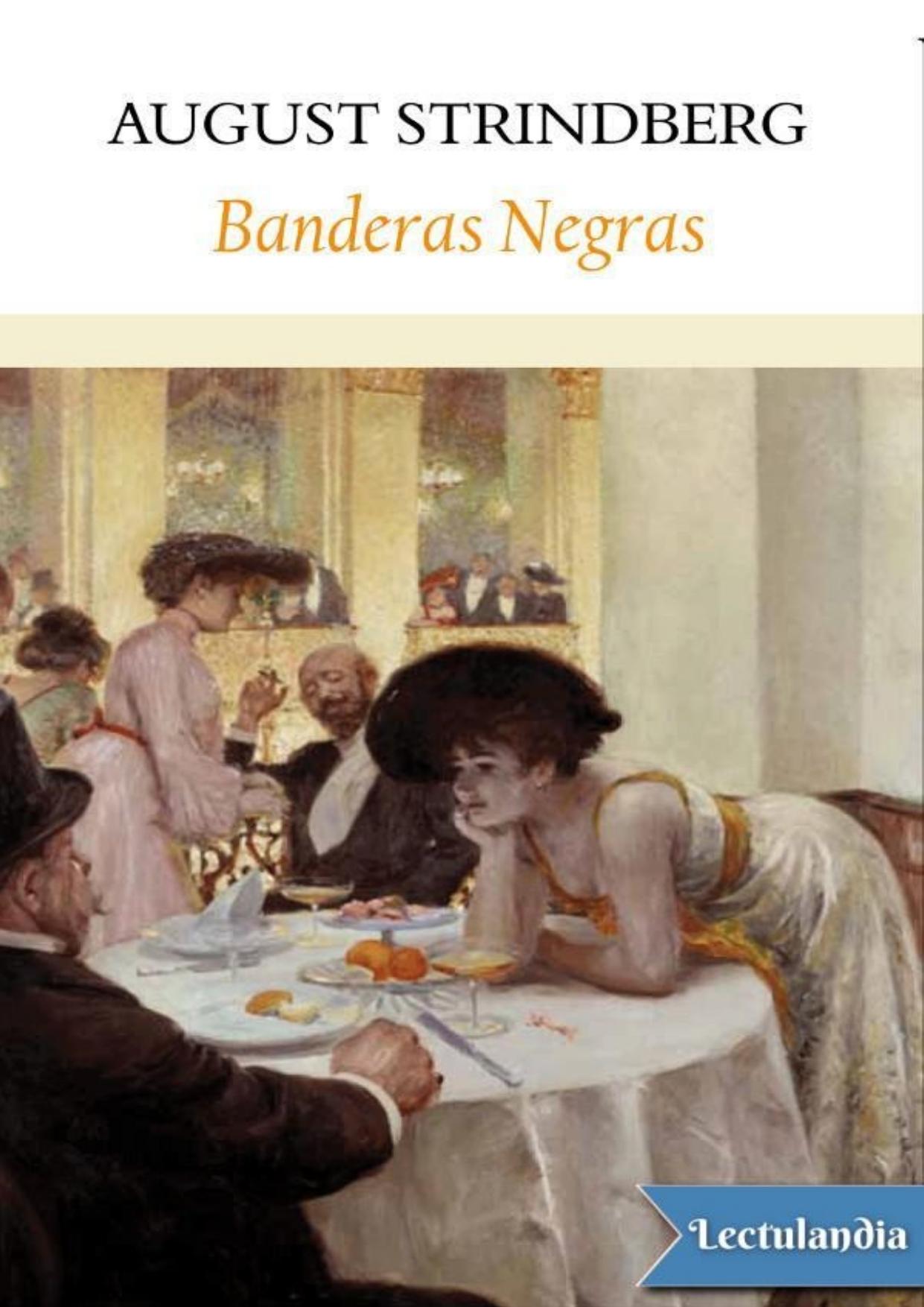 Banderas Negras de August Strindberg, portada del libro
