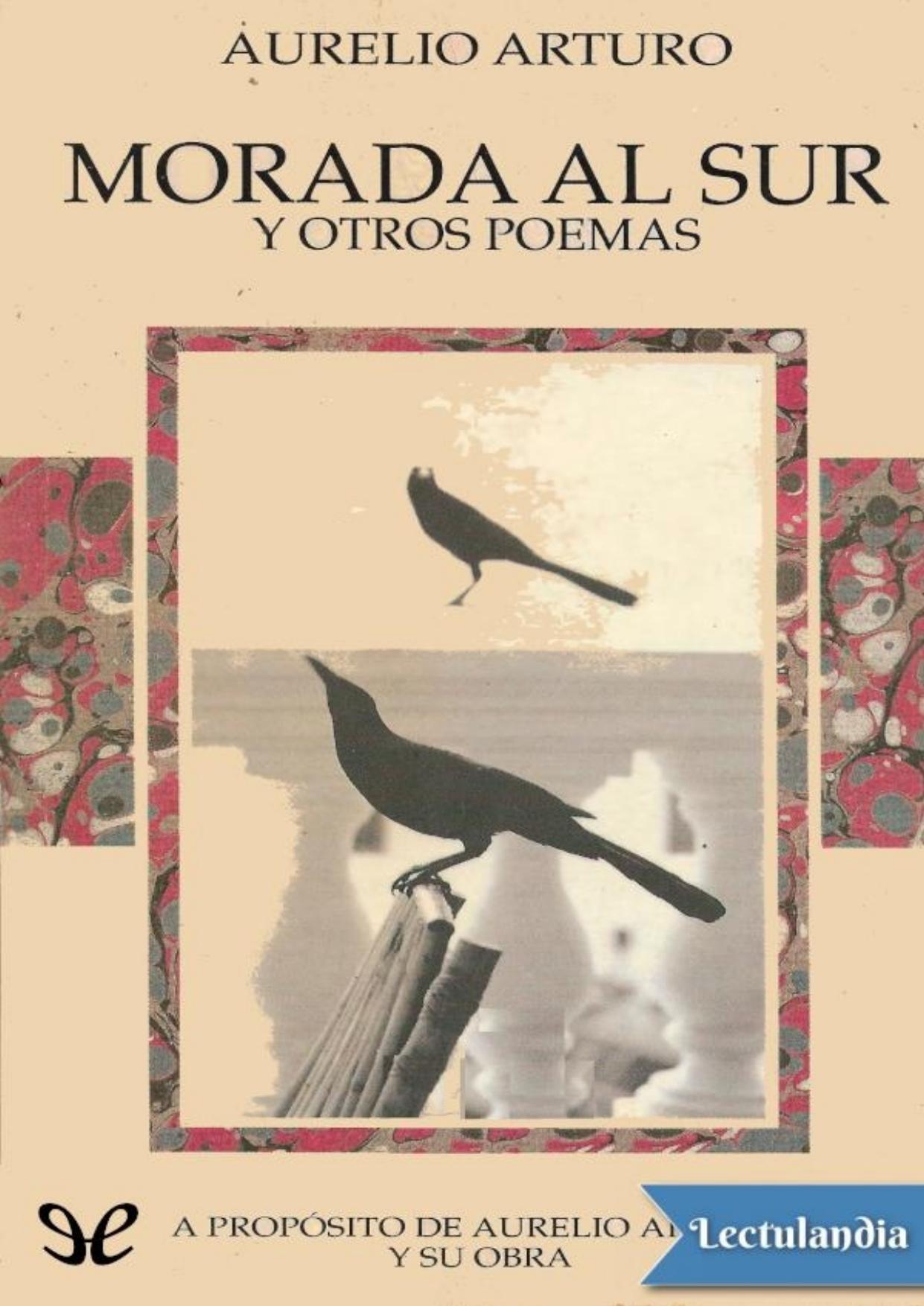 Morada al sur y otros poemas de Aurelio Arturo, portada del libro