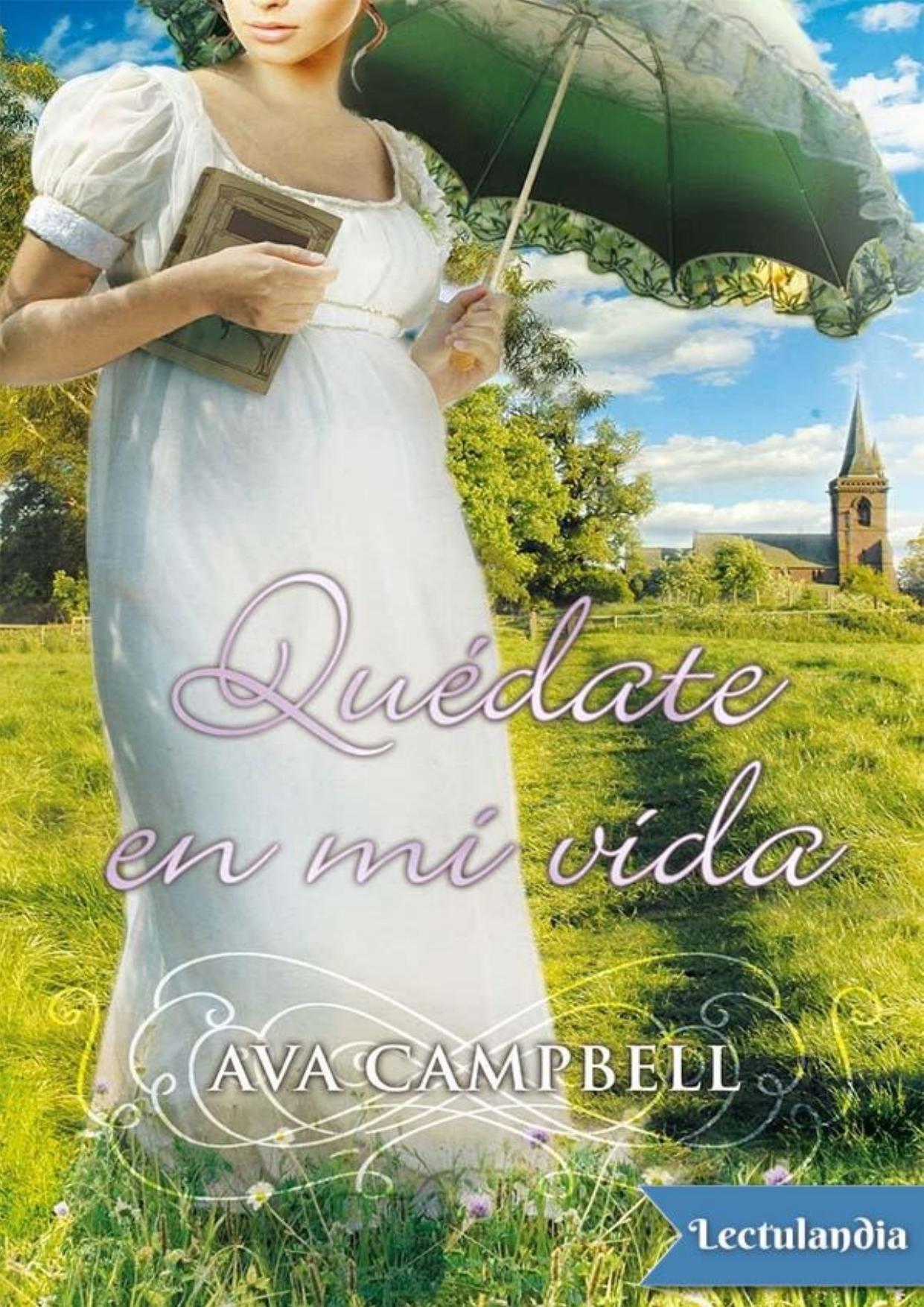 Quédate en mi vida de Ava Campbell, portada del libro