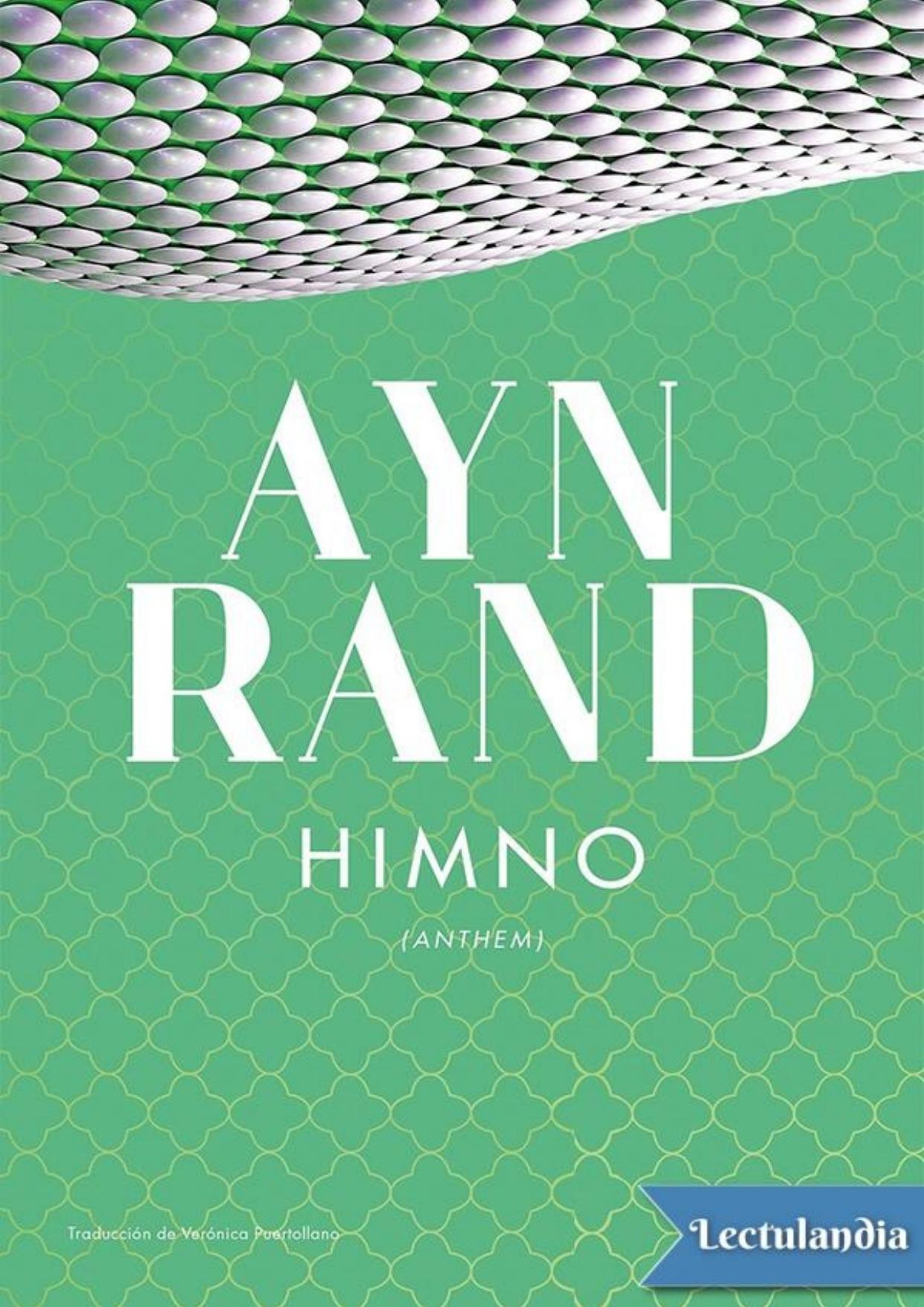 Himno de Ayn Rand, portada del libro