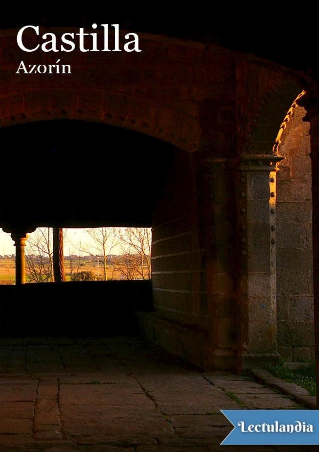 Castilla de Azorín, portada del libro