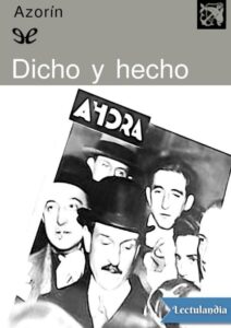 Portada de Dicho y hecho