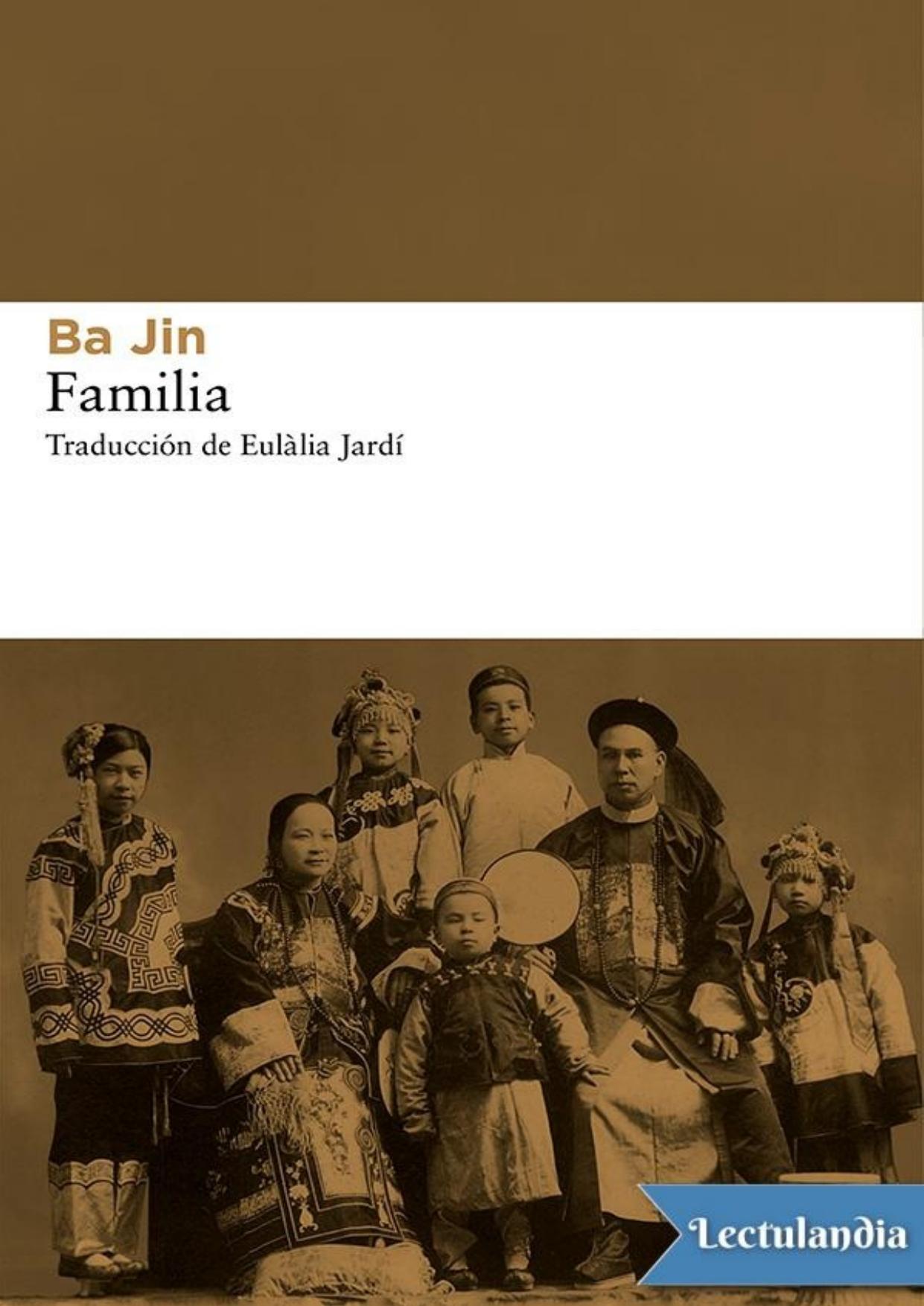 Familia de Ba Jin, portada del libro