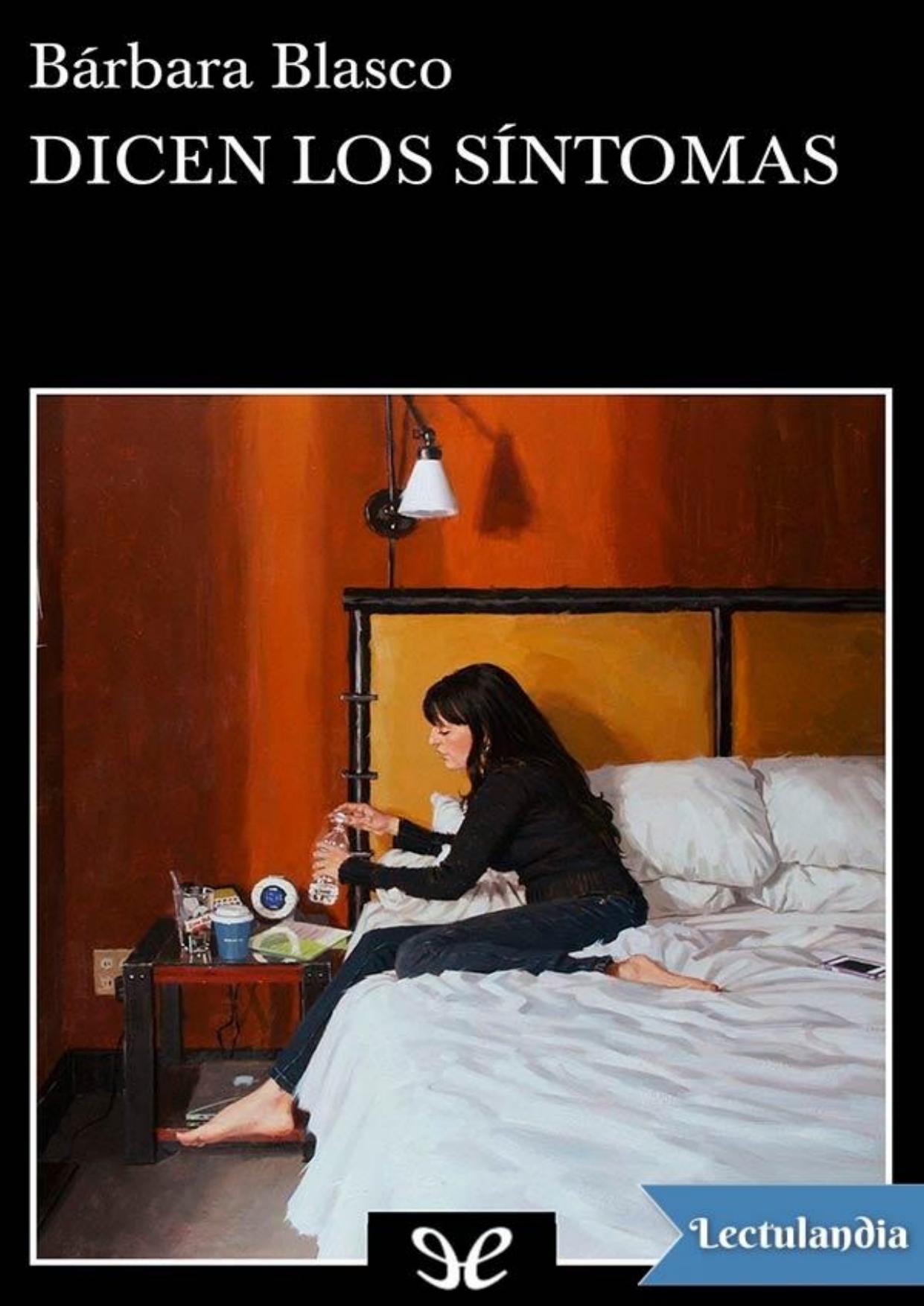 Dicen los síntomas de Bárbara Blasco, portada del libro