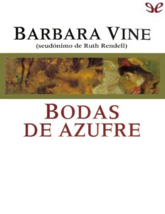 Portada de Bodas de azufre