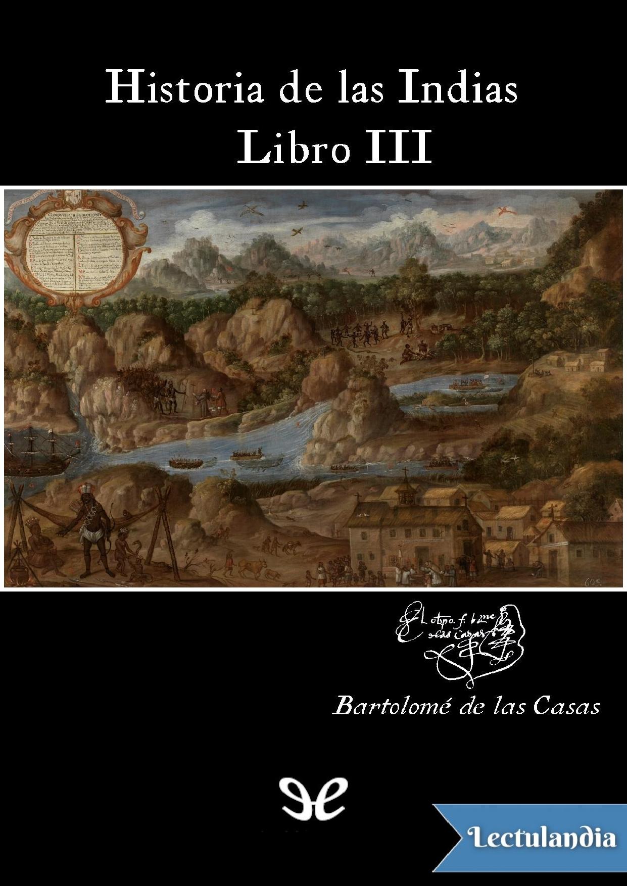 Historia de las Indias 3 de Bartolomé de las Casas, portada del libro