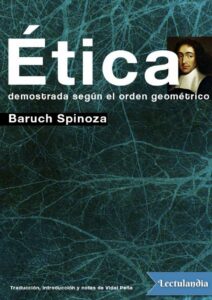 Portada de Ética demostrada según el orden geométrico