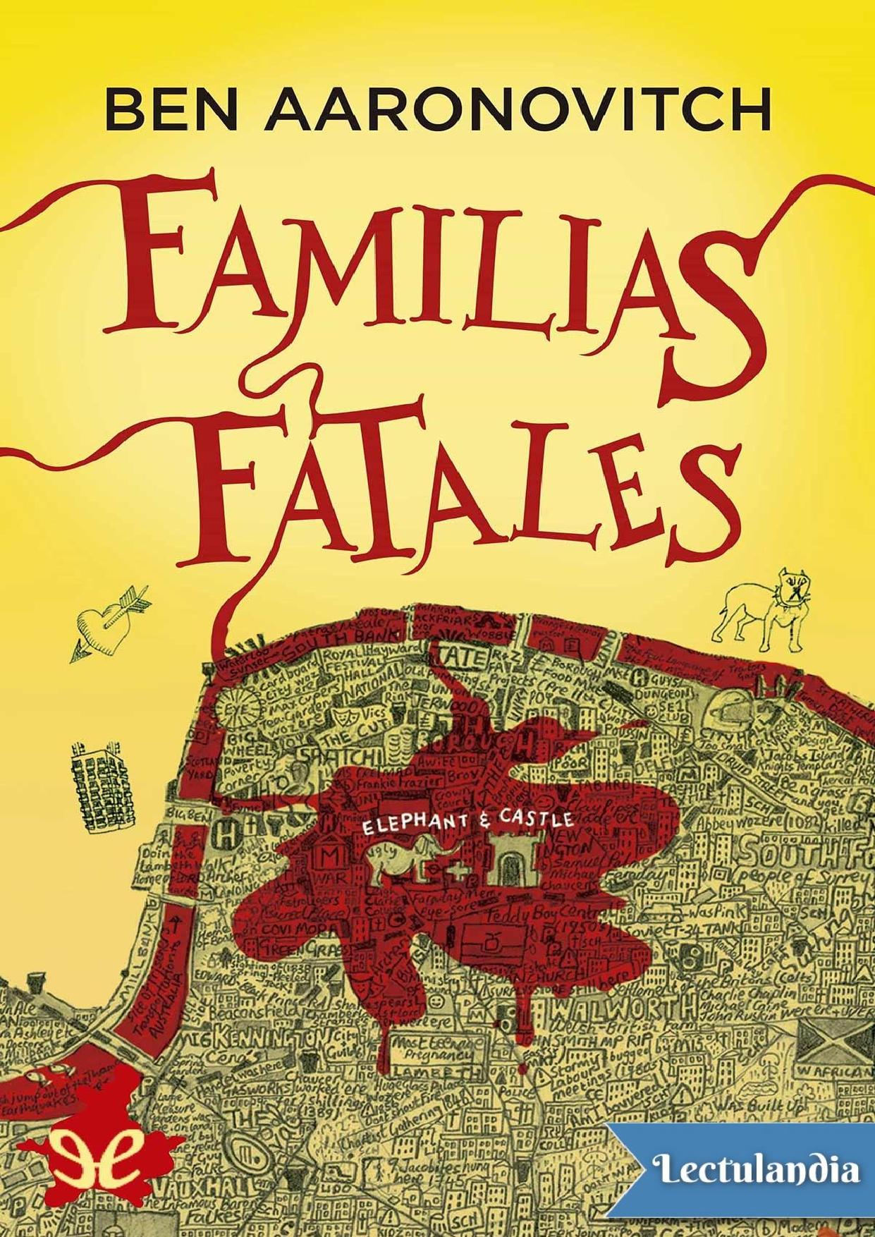 Familias fatales de Ben Aaronovitch, portada del libro