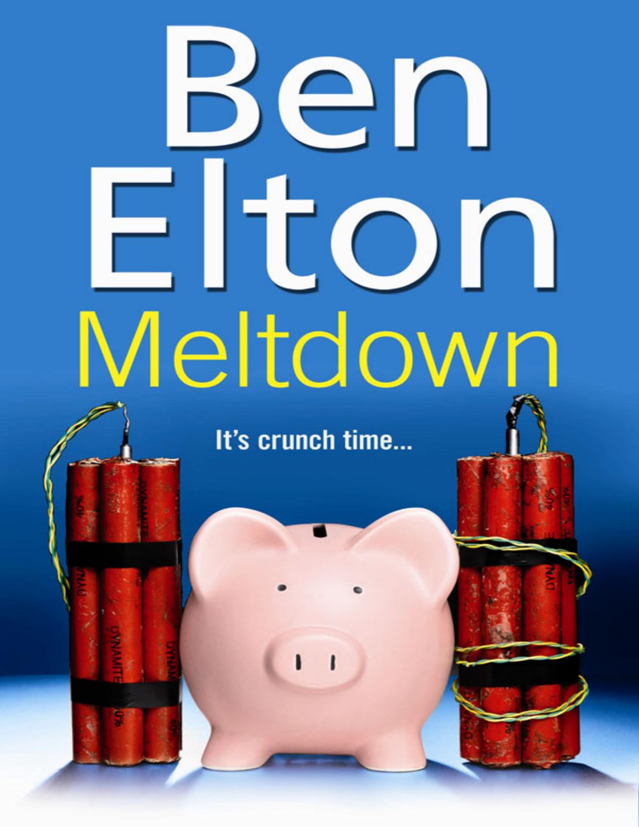 Meltdown de Ben Elton, portada del libro