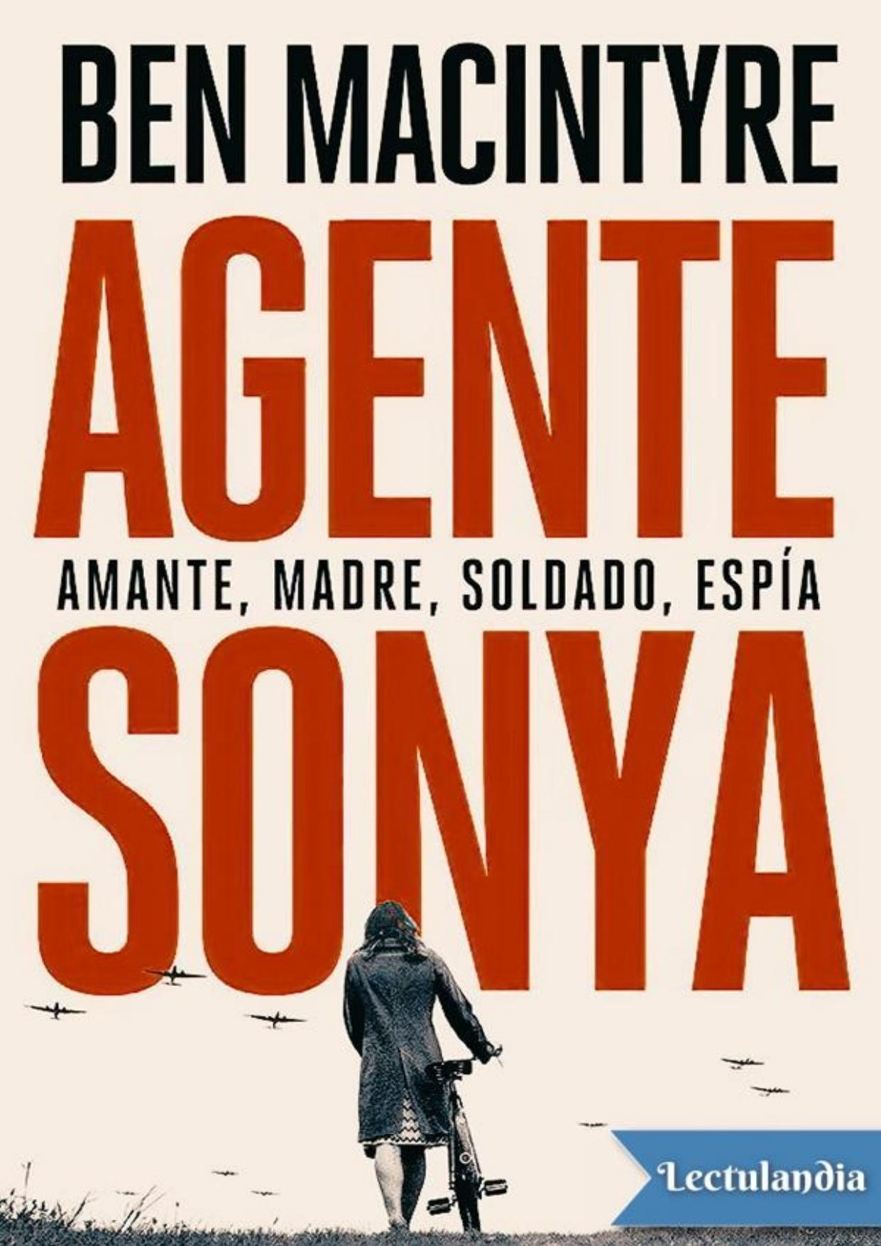 Agente Sonya de Ben Macintyre, portada del libro