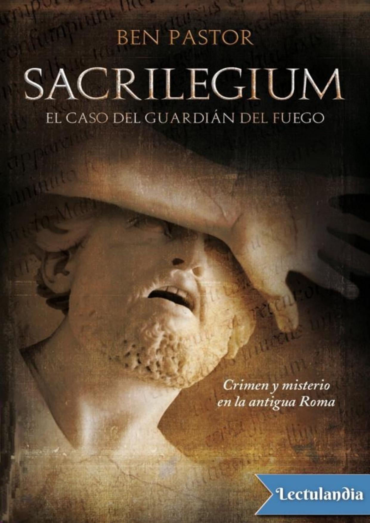 Sacrilegium de Ben Pastor, portada del libro