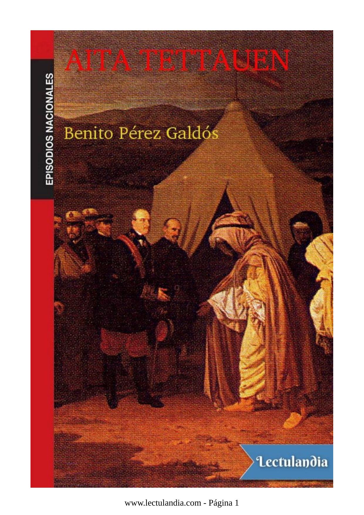 Aita tettauen de Benito Pérez Galdós, portada del libro