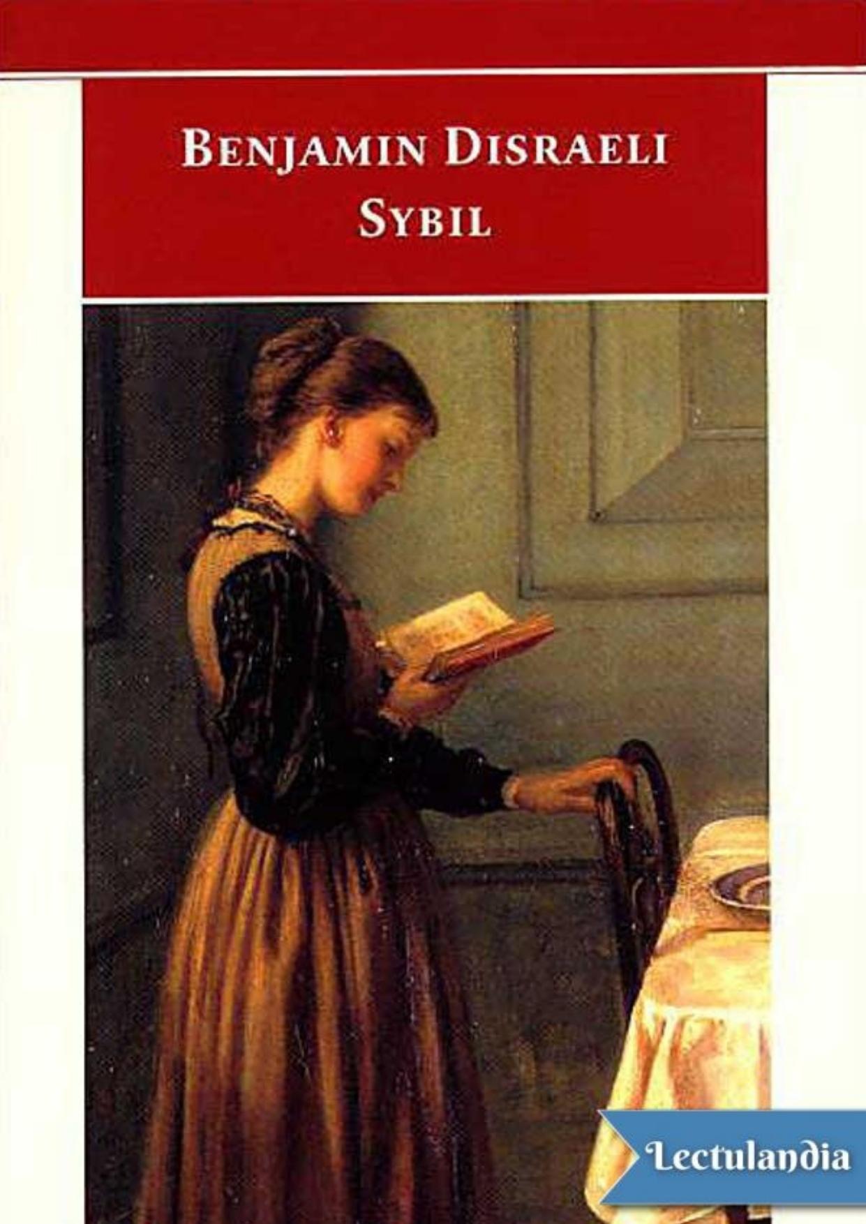 Sybil de Benjamin Disraeli, portada del libro