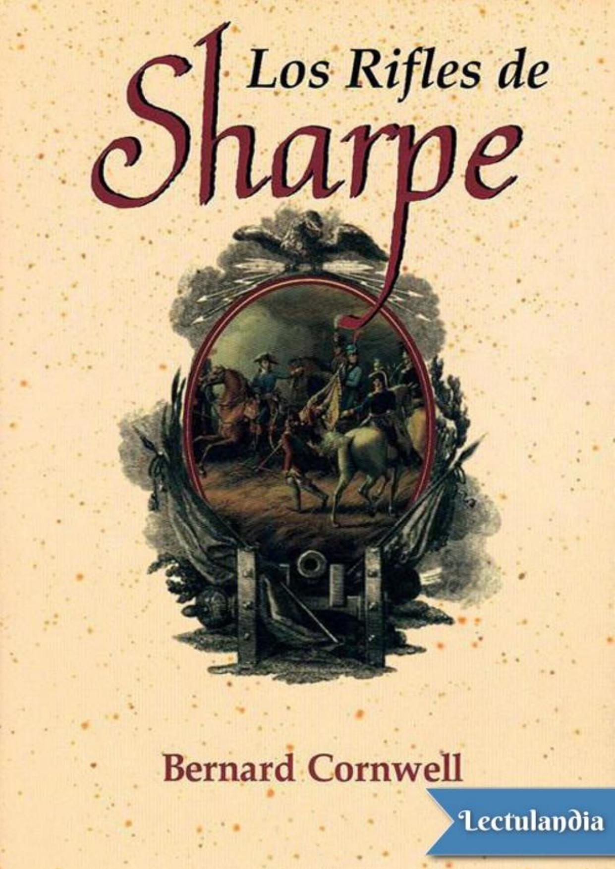 Los Rifles de Sharpe de Bernard Cornwell, portada del libro
