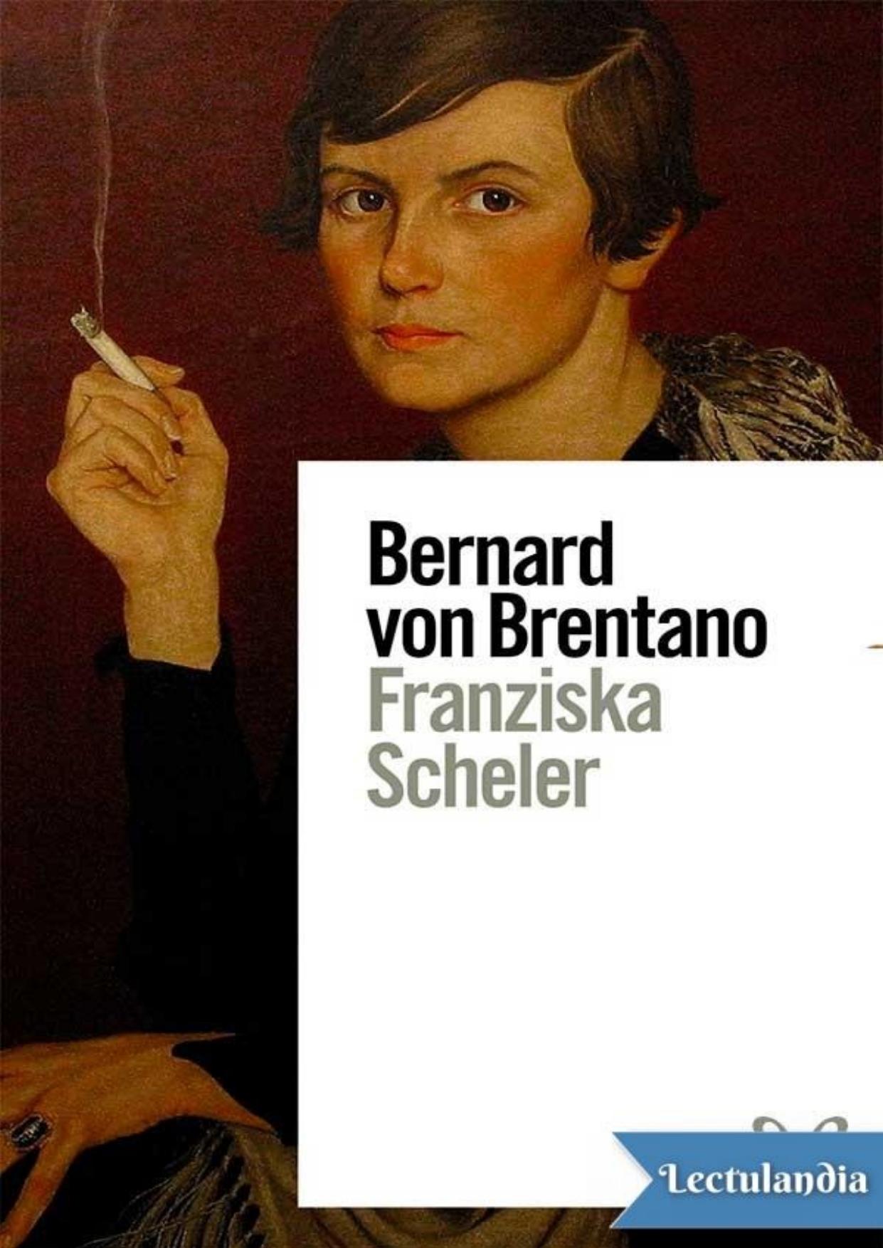 Franziska Scheler de Bernard von Brentano, portada del libro
