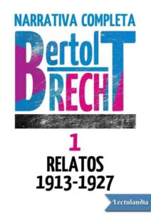 Portada de Relatos 1913-1927