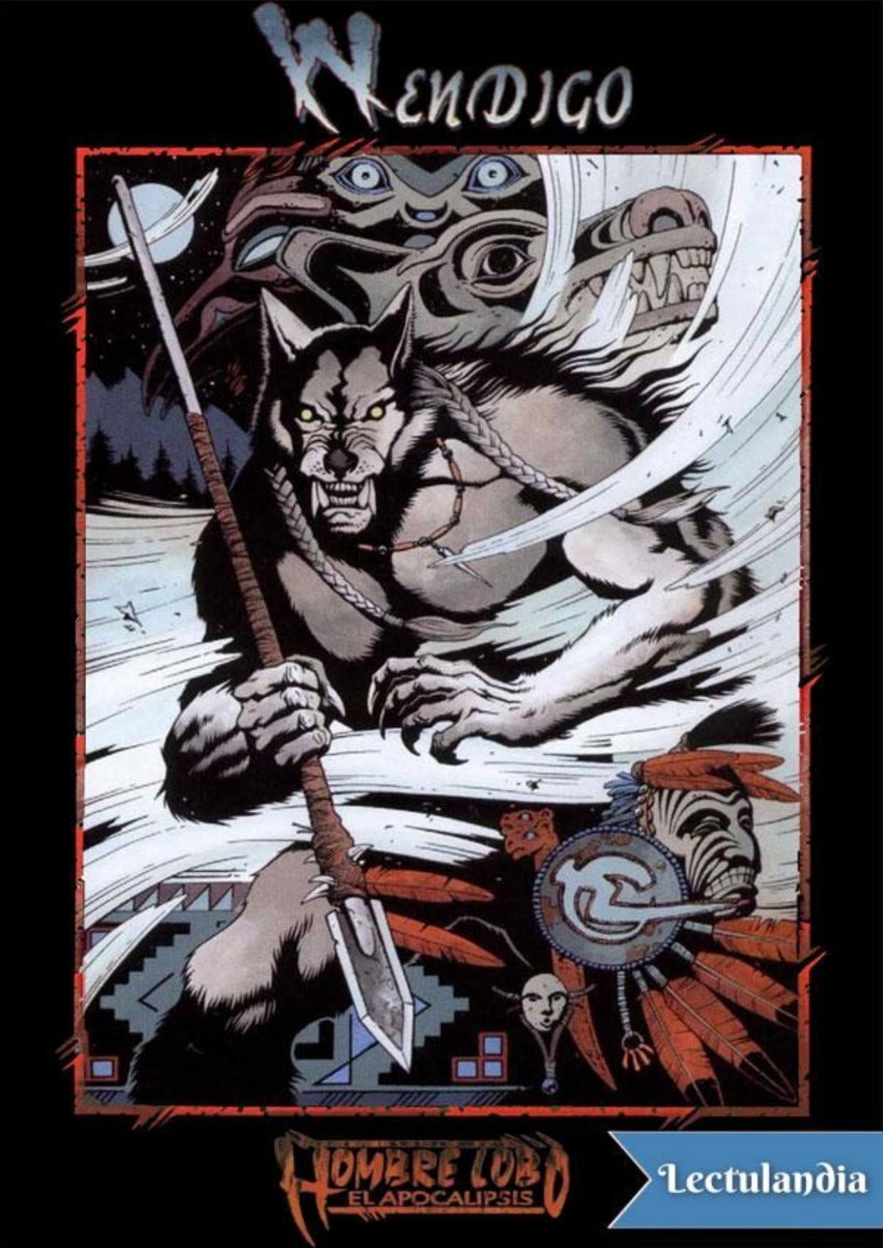 Wendigo de Bill Bridges, portada del libro