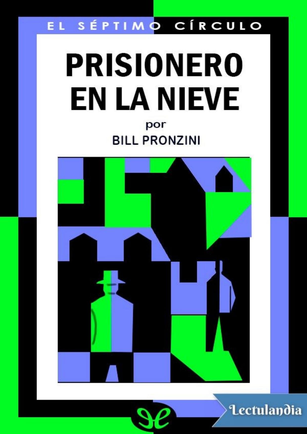 Prisionero en la nieve de Bill Pronzini, portada del libro
