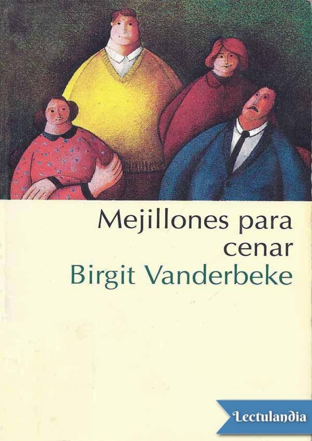 Mejillones para cenar de Birgit Vanderbeke, portada del libro