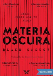 Portada de Materia oscura